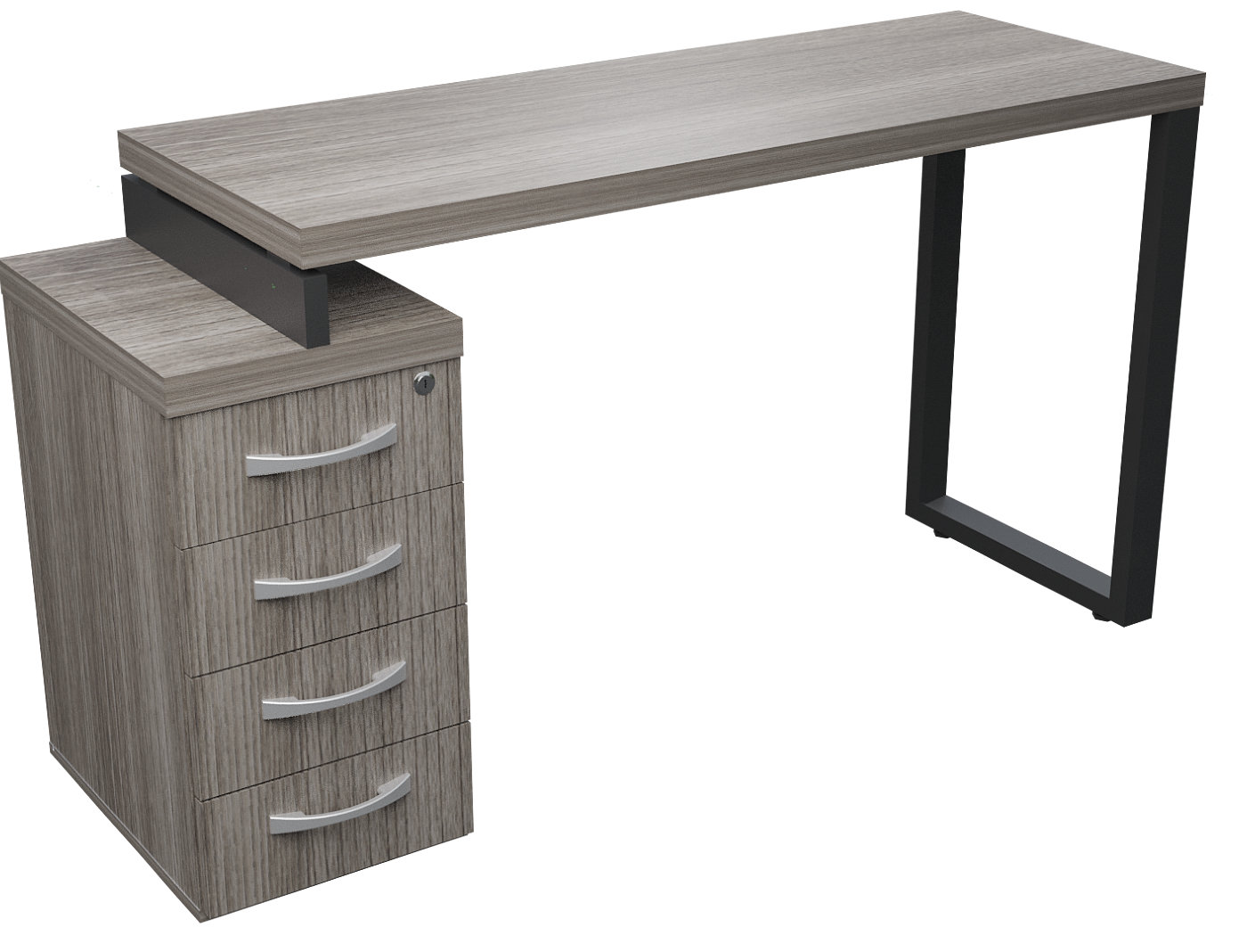 MESA GAV. PEDESTAL COM 4 GAVETAS 570.