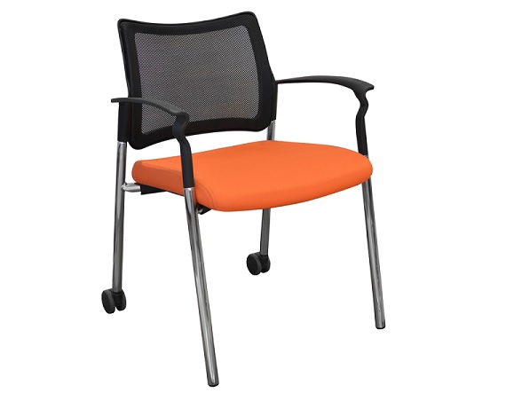 Cadeira Component tela com Rodízios