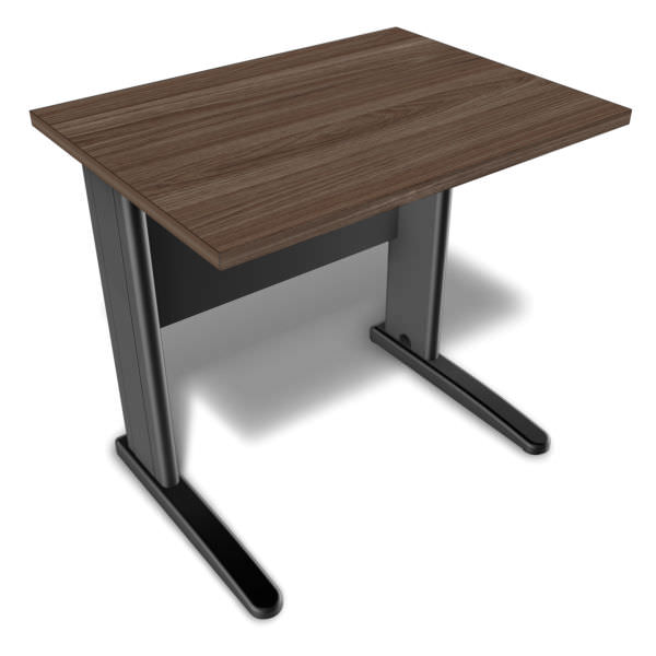 CORP – MESA DE ESCRITÓRIO RETANGULAR PÉS DE AÇO, FITA