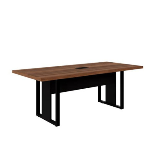 Mesa de Reunião Retangular Pé Quadro